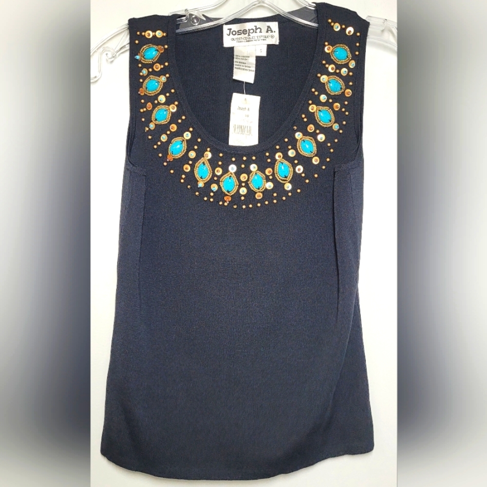 JOSEPH A. Sleeveless Top Sowthwest Style NWT Small